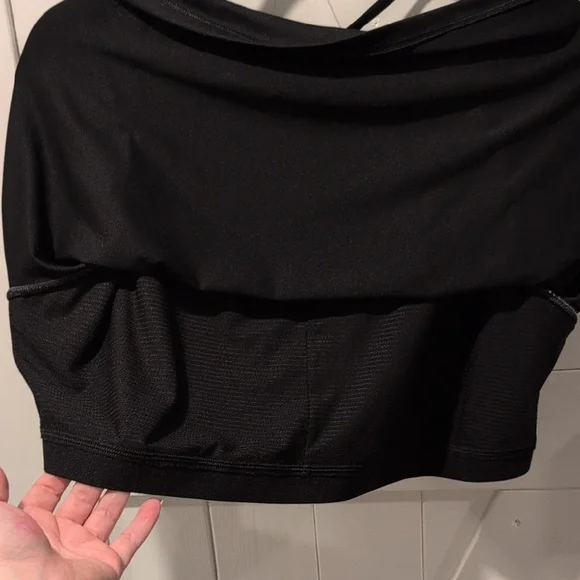 Old Navy Active Breathable Black Power Press Light Support Sports Bra Size 3X - Picture 6 of 7